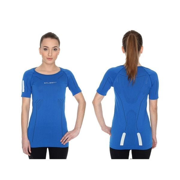 Koszulka damska krótki rękaw Brubeck Athletic ciemnoniebieski S SS11080. Szare bielizna termoaktywna damska Brubeck, bez wzorów, bez ramiączek. Za 109.00 zł.