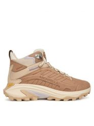 Merrell Trekkingi Moab Speed 2 Mid Waterproof J038836 Beżowy. Brązowe buty trekkingowe Merrell, ze skóry, bez zapięcia. Za 849.99 zł.