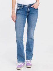 Cross Jeans Dżinsy - Regular fit - w kolorze niebieskim rozmiar: W30/L34. Niebieskie jeansy Cross Jeans, l, z aplikacjami, z jeansu, klasyczne, z podwyższonym stanem. Za 136.13 zł.