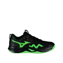 Buty siatkarskie Mizuno Wave Momentum Pro Noir/Glow Apple/Orange Mandarine. Czarne buty treningowe Mizuno, bez wzorów, z syntetyku, bez zapięcia, na fitness i siłownię, mizuno wave. Za 421.50 zł.