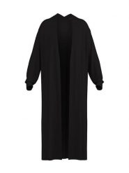 S.Oliver Kardigan w kolorze czarnym rozmiar: L. Czarne swetry S.Oliver, l, bez wzorów, ze splotem, bez ramiączek. Za 187.99 zł.