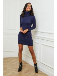 L'armoire de Suzette Sukienka dzianinowa w kolorze granatowym rozmiar: 34/36. Niebieskie sukienki L'armoire de Suzette, l, bez wzorów, z dzianiny, klasyczne, bez kołnierzyka, bez ramiączek, mini. Za 126.99 zł.