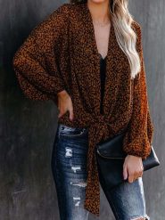 LA Angels Bluzka w kolorze jasnobrązowo-czarnym rozmiar: L. Brązowe bluzki LA Angels, l, bez wzorów, bez kołnierzyka, bez ramiączek. Za 126.99 zł.