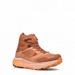 Damskie buty trekkingowe Tecnica Agate S Mid. Brązowe buty trekkingowe Tecnica, z lycry, bez zapięcia. Za 898.00 zł.