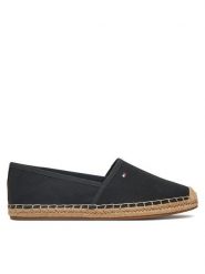 Tommy Hilfiger Espadryle Flag Canvas Espadrille FW0FW08541 Czarny. Czarne espadryle Tommy Hilfiger, bez wzorów, z materiału, bez obcasa. Za 189.99 zł.