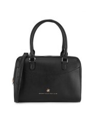 Beverly Hills Polo Club Torebka BHPC-C-006-07 Czarny. Czarne torebki klasyczne Beverly Hills Polo Club, bez wzorów, z tworzywa sztucznego, bez dodatków. Za 219.99 zł.