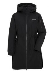 Didriksons Parka "Ella" w kolorze czarnym rozmiar: 42. Czarne płaszcze Didriksons, bez wzorów, bez kaptura. Za 550.36 zł.