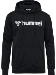 Bluza z kapturem Hummel Go 2.0 Logo. Niebieskie bluzy z kapturem Hummel, xs, bez wzorów, z bawełny, z kapturem, na fitness i siłownię. Za 163.20 zł.