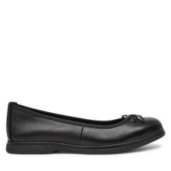 Baleriny Marco Tozzi. Czarne baleriny Marco Tozzi, bez wzorów, bez obcasa, bez zapięcia. Za 259.99 zł.