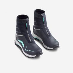 Second Life - Buty turystyczne damskie Quechua SH900 Pro... - Stan Doskonały. Niebieskie buty trekkingowe QUECHUA, na jesień, z materiału, bez zapięcia. Za 254.99 zł.
