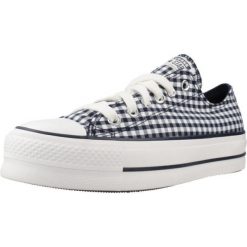 Tenisówki Converse Model Chuck Taylor All Star Lift Kolor Niebieski. Niebieskie trampki Converse, bez wzorów, z tkaniny, retro, bez zapięcia. Za 590.00 zł.