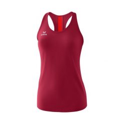 Damski tank top Erima Squad. Czerwone topy Erima, l, bez wzorów, sportowe, bez kołnierzyka, bez ramiączek. W wyprzedaży za 115.50 zł.