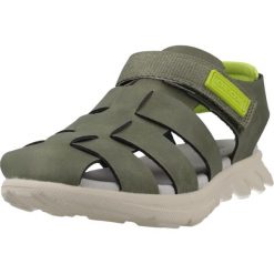 Sandały GEOX J SANDAL AIRADYUM BO Zielony. Zielone sandały Geox, bez wzorów, ze skóry, sportowe, bez obcasa, bez zapięcia. Za 214.99 zł.