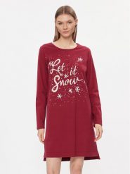 Triumph Koszula nocna Winter Moments NDK Buttons X 10216529 Czerwony. Czerwone koszule nocne Triumph, bez wzorów, z bawełny, bez ramiączek. Za 119.00 zł.