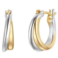 Glanzstücke München Kolczyki kola ze srebra próby 925 w kolorze zlotym 1 ct Damski. Żółte kolczyki Glanzstücke München, srebrne. Za 289.99 zł.