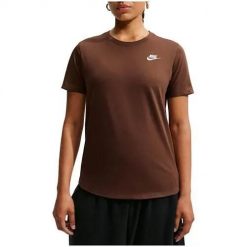 Koszulka sportowa damska Nike DX7902259CACAOWOW. Brązowe t-shirty sportowe Nike, l, bez wzorów, bez ramiączek. Za 229.99 zł.
