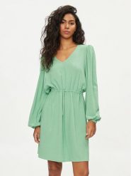 Selected Femme Sukienka codzienna 16089064 Zielony Regular Fit. Zielone sukienki Selected Femme, na co dzień, bez wzorów, z wiskozy, bez kołnierzyka, bez ramiączek, proste. Za 259.99 zł.