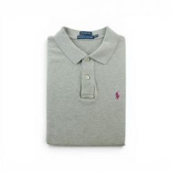 Lauren Ralph Lauren damskie polo golf krótkie rękawy szare. Szare swetry Ralph Lauren, xl, bez wzorów, z materiału, eleganckie, bez ramiączek. Za 127.76 zł.