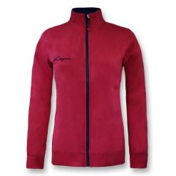Damska Bluza do Biegania Mayte Wiśnia-Niebieska. Fioletowe bluzy LEGEA, m, bez wzorów, z bawełny, bez ramiączek, bez kaptura. Za 116.00 zł.