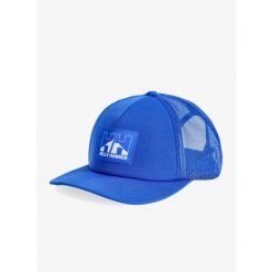 Czapka z daszkiem Helly Hansen HH Trucker Cap - cobalt 2.0. Niebieskie czapki z daszkiem Helly Hansen, bez wzorów, sportowe. Za 99.99 zł.