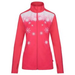 Bluza damska LOAP Paneta L – zamek, strefy odblaskowe. Fioletowe bluzy WOMEN'S HEALTH, l, bez wzorów, z elastanu, bez ramiączek, bez kaptura. Za 182.99 zł.