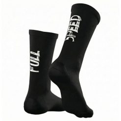 Oddychające skarpety kolarskie „Full Speed” – czarne. Białe skarpetki C-LAB, bez wzorów. Za 117.00 zł.
