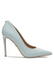 Nine West Szpilki WFA2676-1 Zielony. Zielone szpilki Nine West, bez wzorów, z syntetyku, bez obcasa, na szpilce, bez zapięcia. Za 229.99 zł.