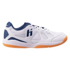 Buty halowe Huari Tarapo. Białe buty do biegania Huari, bez wzorów, bez zapięcia, do biegania. Za 331.41 zł.