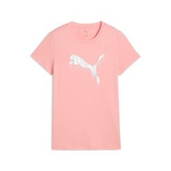 Koszulka damska Puma Ess Metallic. Czerwone t-shirty sportowe Puma, bez wzorów, bez ramiączek. Za 190.00 zł.