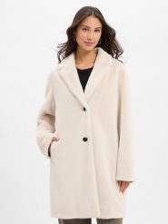 Rofa kurtka ze sztucznego futra Kobiety biały, 42. Białe kurtki Rofa, uniwersalny, bez wzorów, eleganckie, bez kaptura. Za 749.95 zł.