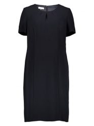 TAIFUN Sukienka w kolorze granatowym rozmiar: 36. Niebieskie sukienki Taifun, bez wzorów, bez kołnierzyka, bez ramiączek, midi. Za 219.08 zł.