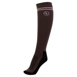 Skarpety jeździeckie BR Equitation Juna PU3. Brązowe skarpetki BR, bez wzorów, ze splotem. Za 88.00 zł.