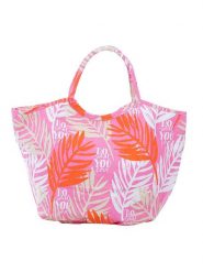 Overbeck and Friends Shopper bag "Paloma" w kolorze różowym - 63 x 45 x 29 cm rozmiar: onesize. Różowe shopper bag Overbeck and Friends, bez wzorów, z materiału, bez dodatków. Za 132.05 zł.