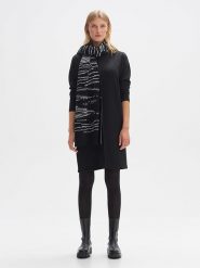 OPUS Szal "Azebri" w kolorze czarno-srebrnym - 180 x 70 cm rozmiar: onesize. Czarne szaliki i kominy Opus, bez wzorów, z wełny. Za 65.99 zł.