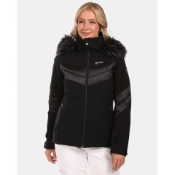Damska kurtka narciarska Kilpi LIN-W. Czarne kurtki narciarskie Kilpi, na zimę, bez wzorów, bez kaptura, narciarskie. Za 576.97 zł.