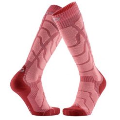 Welniane skarpety narciarski kobieta Therm-ic Ski Warm Lady wysokosc kolana. Czerwone skarpetki THERM-IC, bez wzorów, z elastanu. Za 139.00 zł.