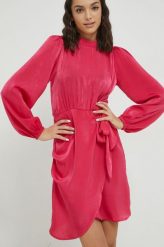 Only sukienka kolor różowy midi prosta. Czerwone sukienki ONLY, na co dzień, m, bez wzorów, bez kołnierzyka, bez ramiączek, midi. W wyprzedaży za 154.99 zł.