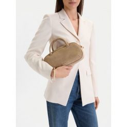 Torebka GINO ROSSI. Brązowe torebki klasyczne Gino Rossi, bez wzorów, bez dodatków. Za 329.99 zł.