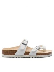 Birkenstock Japonki Mayari 0071053 Biały. Białe japonki Birkenstock, bez wzorów, ze skóry. Za 269.00 zł.