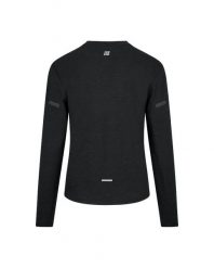 Damski longsleeve bluzka sportowa z wełny merino na zimę Core Run CEP czarna. Czarne t-shirty sportowe CEP, l, bez wzorów, z elastanu, bez ramiączek, do biegania. Za 442.80 zł.
