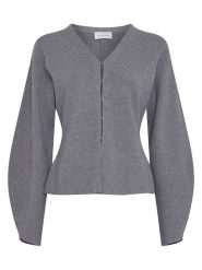 MOSS COPENHAGEN Kardigan w kolorze szarym rozmiar: XS/S. Szare swetry Moss Copenhagen, s, bez wzorów, bez ramiączek. Za 219.95 zł.