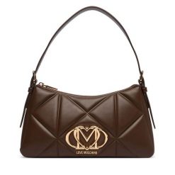 Torebka LOVE MOSCHINO. Brązowe torebki klasyczne Love Moschino, bez wzorów, klasyczne, bez dodatków. Za 879.99 zł.