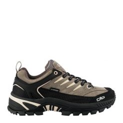 Buty trekkingowe damskie RIGEL 2.0 LOW skóra wodoodporne. Brązowe buty trekkingowe CMP, z gumy, bez zapięcia. Za 549.99 zł.