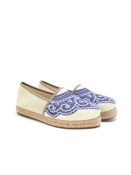 Calceo Espadryle w kolorze kremowo-granatowym rozmiar: 38. Brązowe espadryle Calceo, bez wzorów, bez obcasa. Za 131.43 zł.