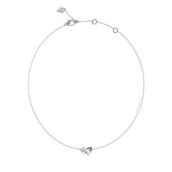 Naszyjnik Guess. Szare naszyjniki Guess, srebrne. Za 239.99 zł.