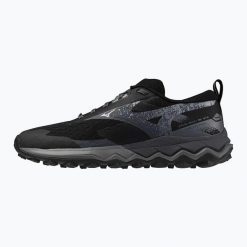 Buty do biegania damskie Mizuno Wave Ibuki 5 GTX. Czarne buty do biegania Mizuno, bez wzorów, bez zapięcia, do biegania, mizuno wave. Za 399.99 zł.