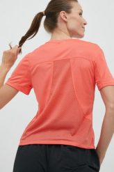 Reebok t-shirt do biegania Workout Ready Run kolor pomarańczowy. Brązowe t-shirty Reebok, bez wzorów, z materiału, bez kołnierzyka, bez ramiączek. W wyprzedaży za 88.99 zł.