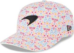 Wielokolorowa czapka Mclaren Se Eos Team 9fifty Mix. Czerwone czapki z daszkiem Coqui, bez wzorów, z materiału, eleganckie. Za 184.99 zł.