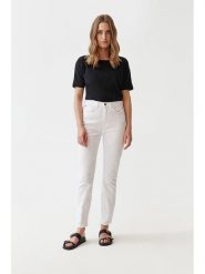TATUUM Dżinsy - Slim fit - w kolorze białym rozmiar: 38. Białe jeansy Tatuum, z aplikacjami, ze skóry, klasyczne. Za 166.88 zł.