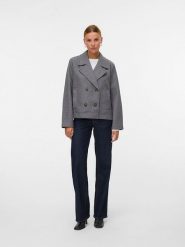 Vero Moda Kurtka przejściowa w kolorze szarym rozmiar: M. Szare kurtki Vero Moda, m, bez wzorów, bez kaptura. Za 179.22 zł.